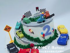 -卡比儿童蛋糕·心意定制·低脂零卡糖动物奶油FancyBALLOON(滨海店)