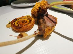 新西兰小羊排，烤香料土豆-L'Arome芳芳法国餐厅(仙林金鹰店)