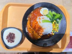 意式茄汁煎鲷鱼饭-北大家园食堂