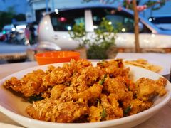 咸蛋黄软壳蟹-大树下海鲜饭店