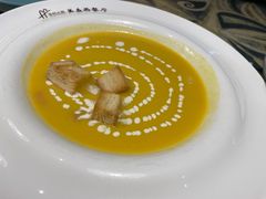 鸡粒玉米茸蘑菇奶油汤-美森西餐厅(曙光大道店)