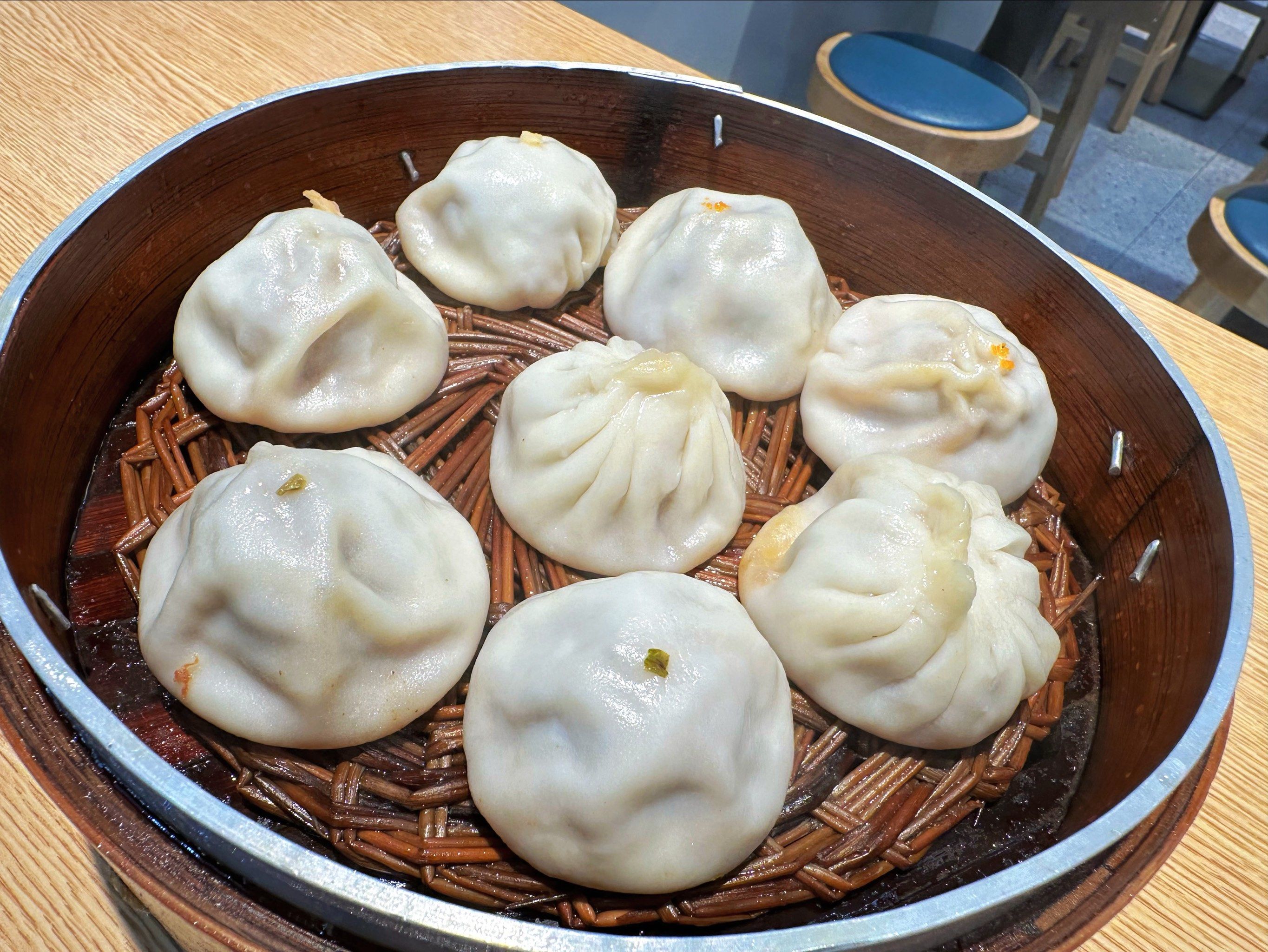 手工汤包,现包现蒸