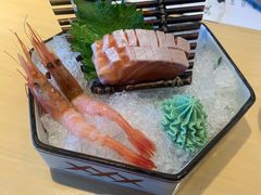 甜虾三文鱼刺身-秋荀日本料理(昆明同德广场店)