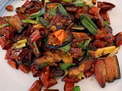 青蒜炒腊肉-大鸭梨烤鸭店(古城店)