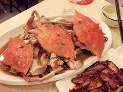 梭子蟹葱油-渔中舟海鲜大排档(普陀沈家门店)