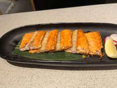 盐烤三文鱼骨-万岁寿司(万国店)