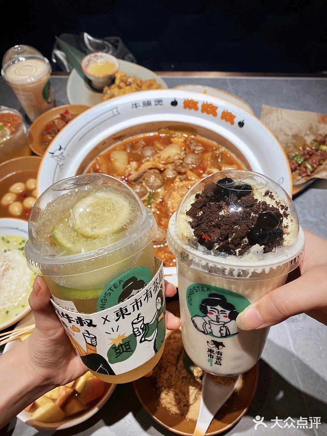 牛腩煲🥘&鸭屎香柠檬茶🍋梦幻联动‼️