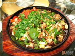 铁板田鸡-绿色时代大酒店