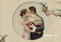 水墨工笔画-巴黎婚纱摄影工作室