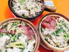 肉饼拼滑鸡-潮香兴煲仔饭(莲花路店)