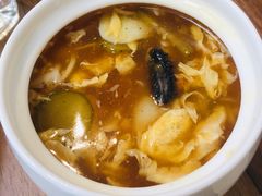 乌鱼蛋海参籽汤-将相和·海鲜蒸饺大连菜