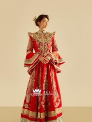 点击看大图 -艾拉·女王婚纱礼服馆