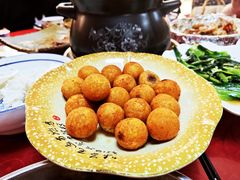 特色手工红薯丸子-荔枝红五号农庄