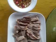 冷水猪肚-菠菜美食