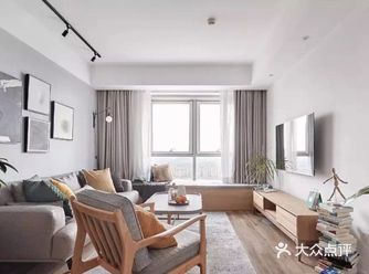 今日分享89平北欧小三居，全屋清爽原木风，最爱客厅