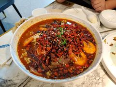 海鲜毛血旺-悦海·家宴·冰花皮皮虾大锅贴(宝龙店)
