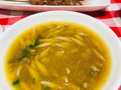 蘑菇汤莜面鱼鱼-西贝莜面村(上海百联西郊店)