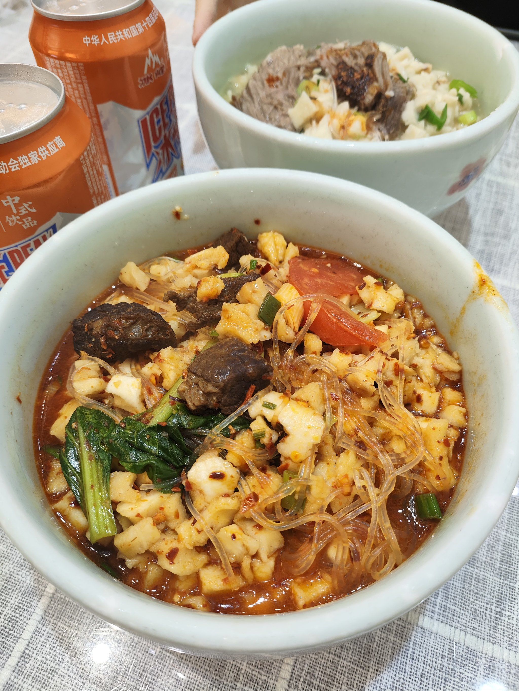 西安牛羊肉泡馍,小炒