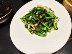 倒笃菜尖椒目鱼丝-钱堂人·私房菜(八卦田店)