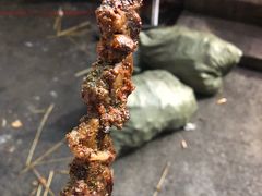 -劳动公园新疆人烤腰子