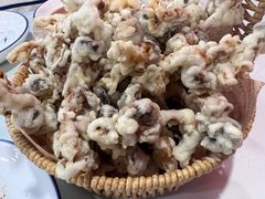 软炸蟹味菇-听涛雅苑百味饺子老家菜馆