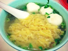 墨魚丸粗麵&nbsp;$29-文辉墨鱼丸大王(铜锣湾渣甸街总店)