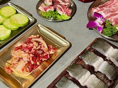 -围炉肉舍•炭烤活鳗•丹东海鲜烤肉(步行街店)