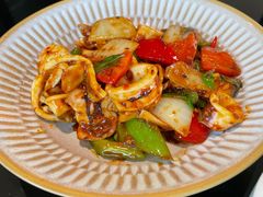 九层塔辣椒膏爆鱿鱼-simply thai天泰(静安嘉里中心店)