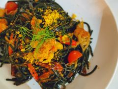 墨鱼汁海鲜香蒜意面-农畉LONFOOD(福田星河COCOPark店)