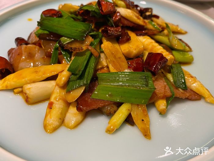 贵州大厦贵州厅-腊肉炒笋尖-菜-腊肉炒笋尖图片-北京美食-大众点评网