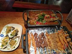 -路边摊小炉子烧烤