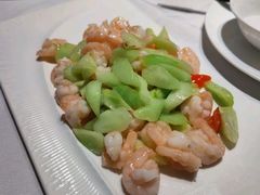 芥兰炒虾仁-蔡阿水羊肉店