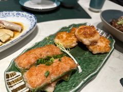 鱼饼拼酿尖椒-常来小聚·广州非遗传承餐厅(高德置地店)