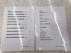 菜单-Onirii Coffee(长乐路店)