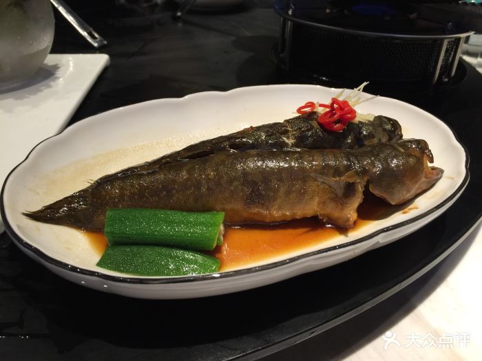 上屿水产小海鲜餐厅酱心蟹虎鱼图片 - 第1张