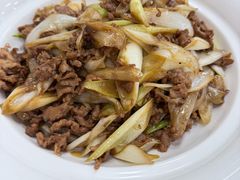 葱爆鲜鹿肉-乔家满族八大碗(流水沟店)