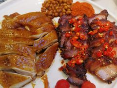 招牌辣叉烧拼豉油鸡-尚菜·头道豉油鸡(骏景花园店)