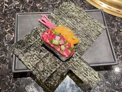 海胆生牛肉手卷-老乾杯和牛烧肉(王府中环店)