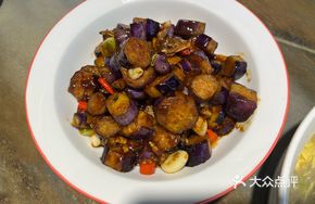 Braised Hair Shell with Hangzhou Eggplant