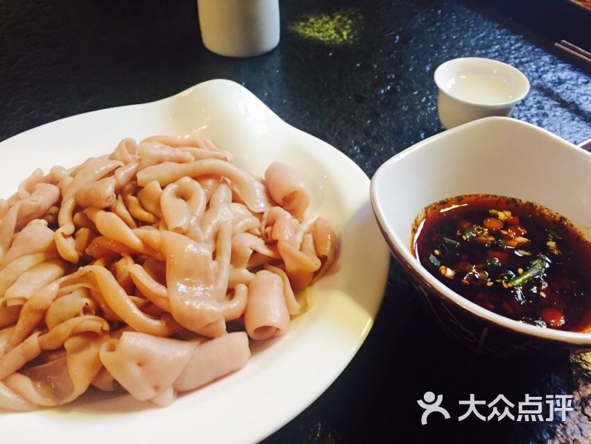 主题餐厅(双楠店)-蘸水鸭肠-菜-蘸水鸭肠图片-成都美食-大众点评网