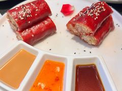 红米脆皮鲜虾肠-蝴蝶里·粤菜·点心(滨江龙湖店)