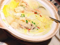 娃娃菜蛋饺煲-梁家大院•农家菜(昆山会展中心店)