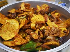 -尕有炕锅烤羊肉