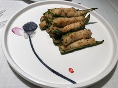 白玉虾滑酿秋葵-半勺·新徽菜(银泰城店)