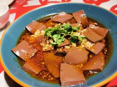 辣子蒜羊血-汉唐宴长安食府