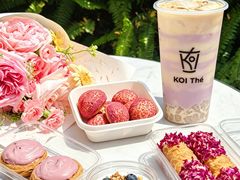 焦糖/芋泥爆珠泡芙-鲍师傅糕点(五角场店)