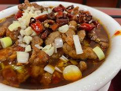 水煮牛肉-北大地皖峰饭馆
