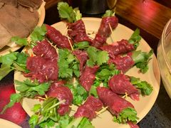 香菜牛肉卷-在蜀里·一米肥牛老火锅(黄埔店)
