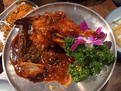 -明洞阿姨·韩式酱蟹烤肉·创意料理(三元桥店)