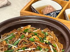樱花虾酱罗勒炒鱼面-南海渔村(珠江新城店)